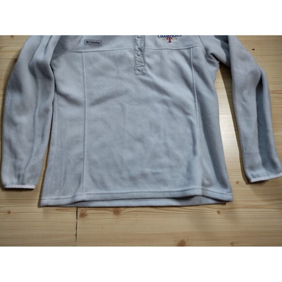 Texas Rangers 2023 World Series Champions Women's Columbia Fleece Top size L - Picture 2 of 7